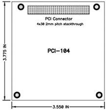 芯惠通 JetCard 2105 PCI-104嵌入式交換機主板