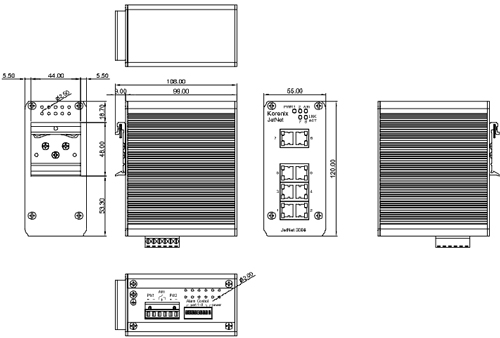 Korenix˼(ӼF) JetNet 3008 8ڰ׹I(y)̫W(wng)QC